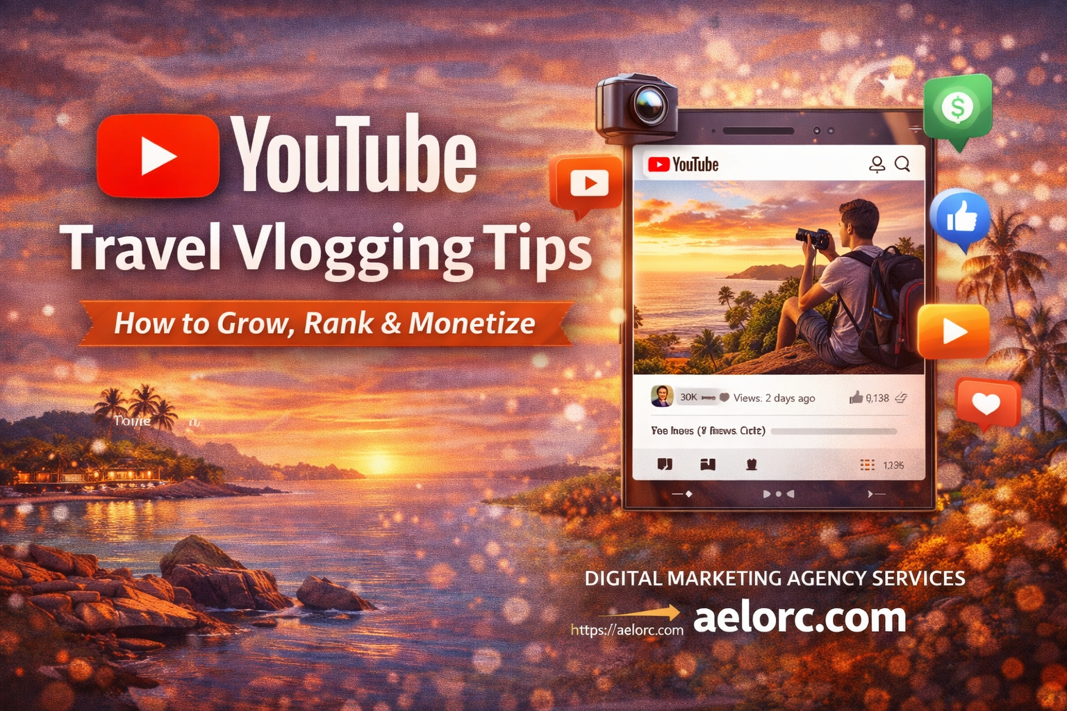 YouTube travel vlogging tips