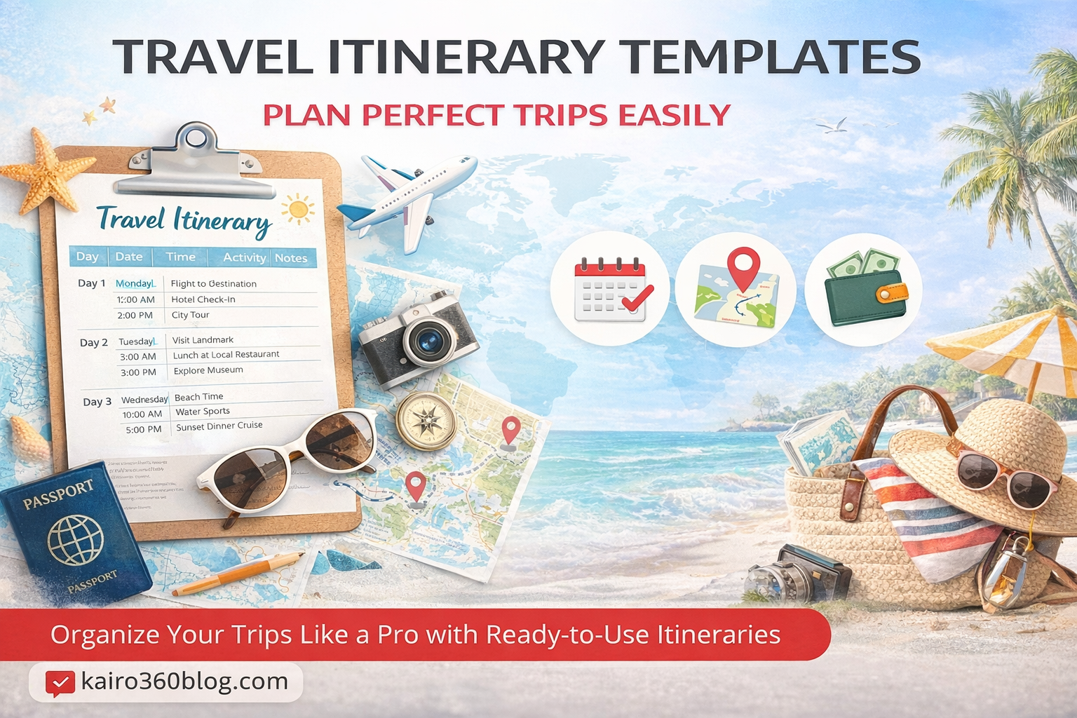 Travel Itinerary Templates